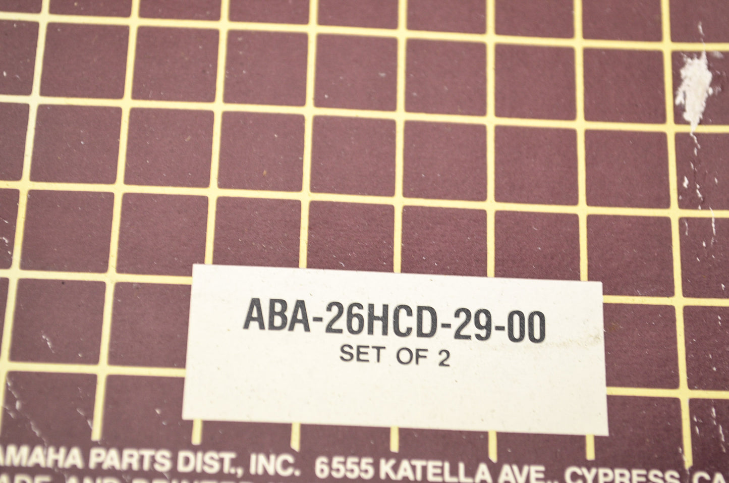 Venture Master Cylinder Cover NOS