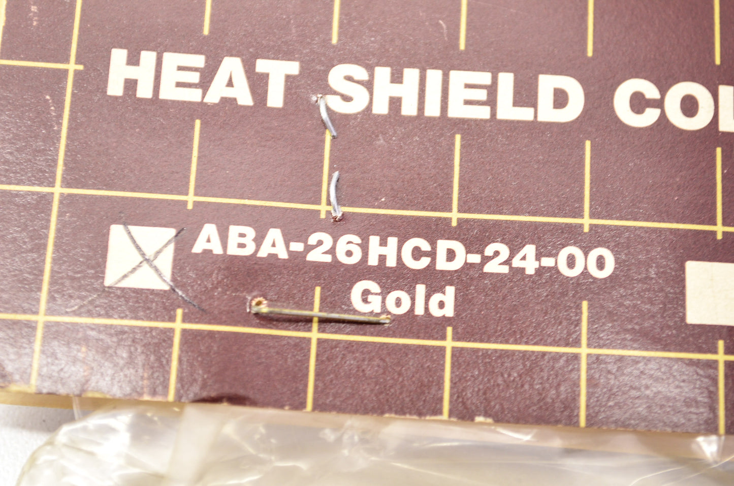 Venture Gold Heat Shield Inserts NOS