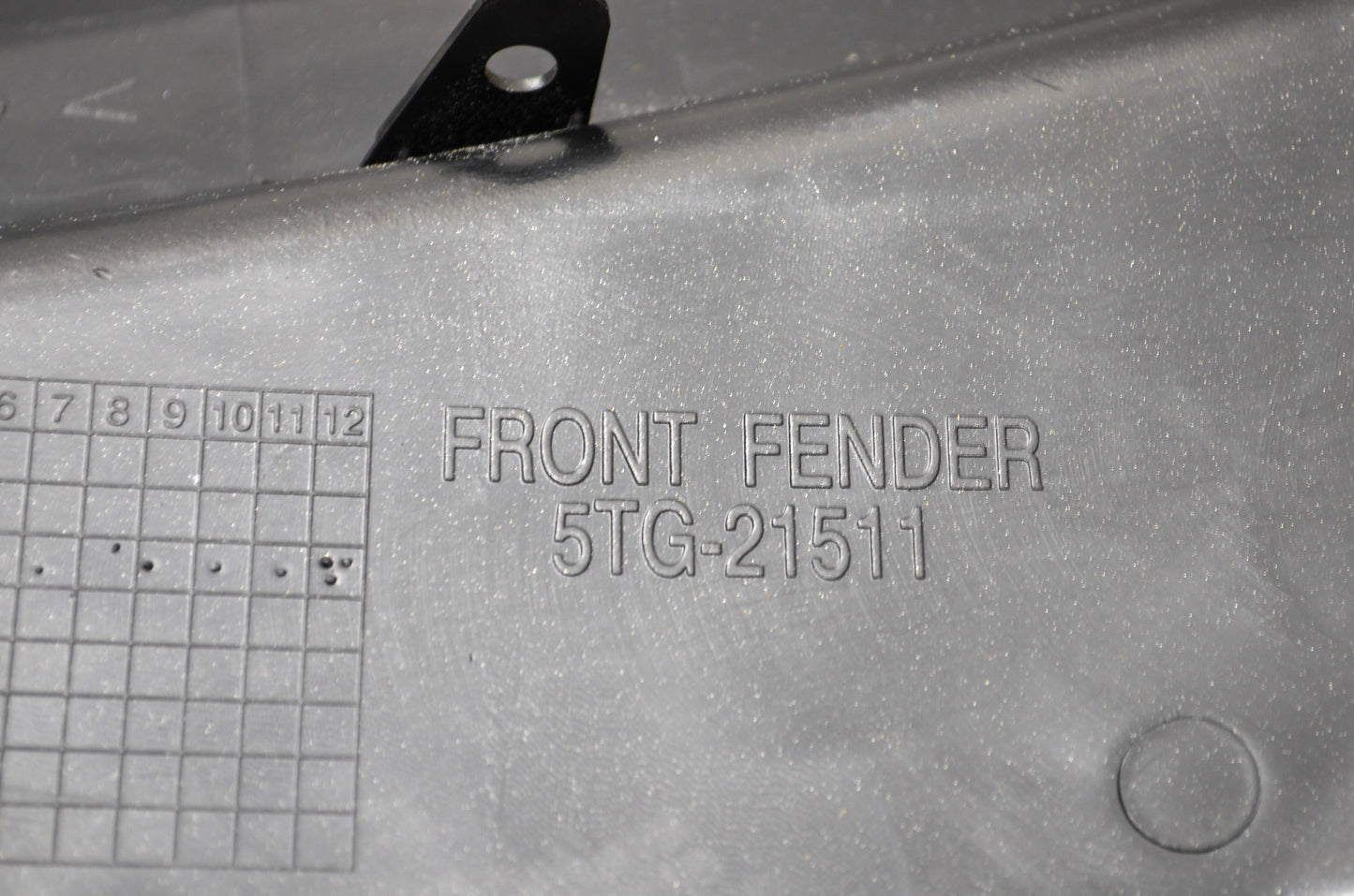 Black Front Fender NOS