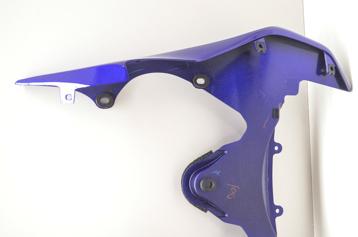 New OEM Yamaha Blue Side Cover Assembly Fairing 08-15 YZF R6 NOS