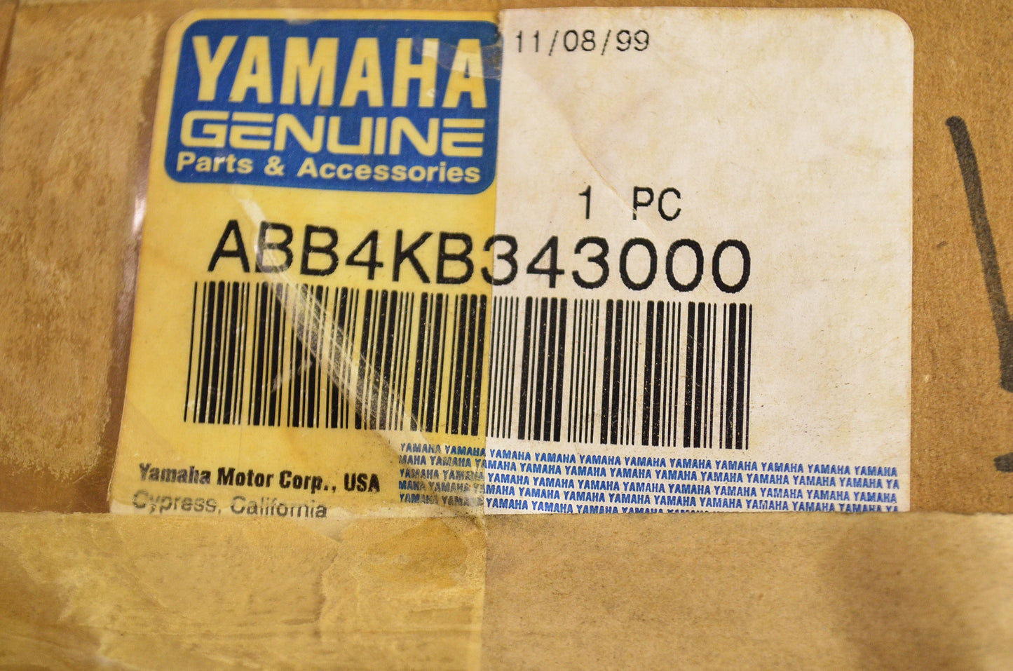 New OEM Yamaha Wolverine Skid Plate NOS