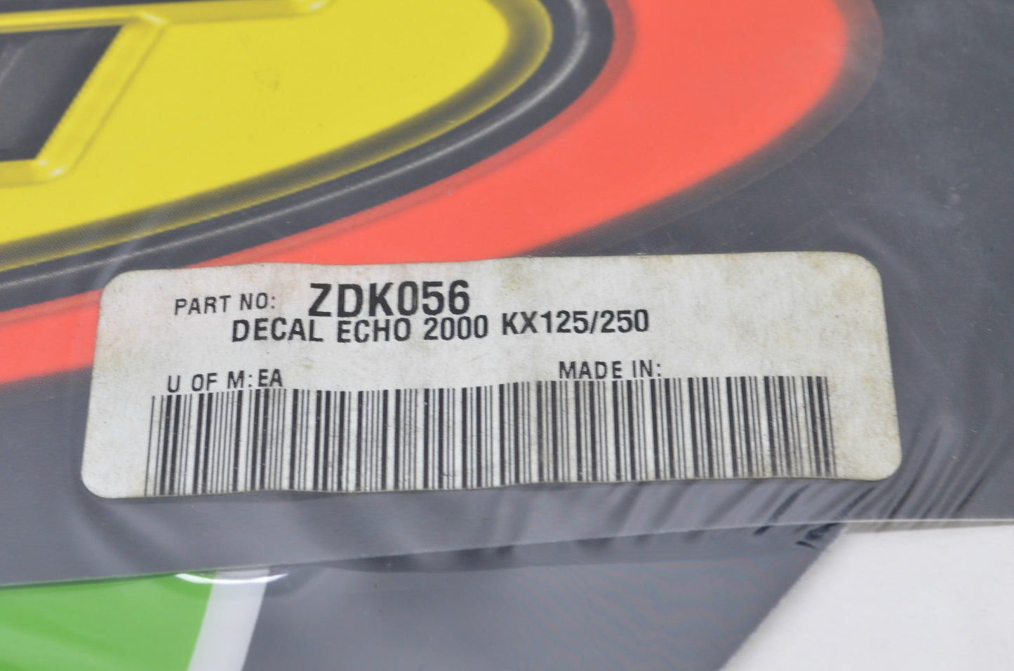 New Ceet Echo Decal Kit Kawasaki 200 KX 125/250 NOS