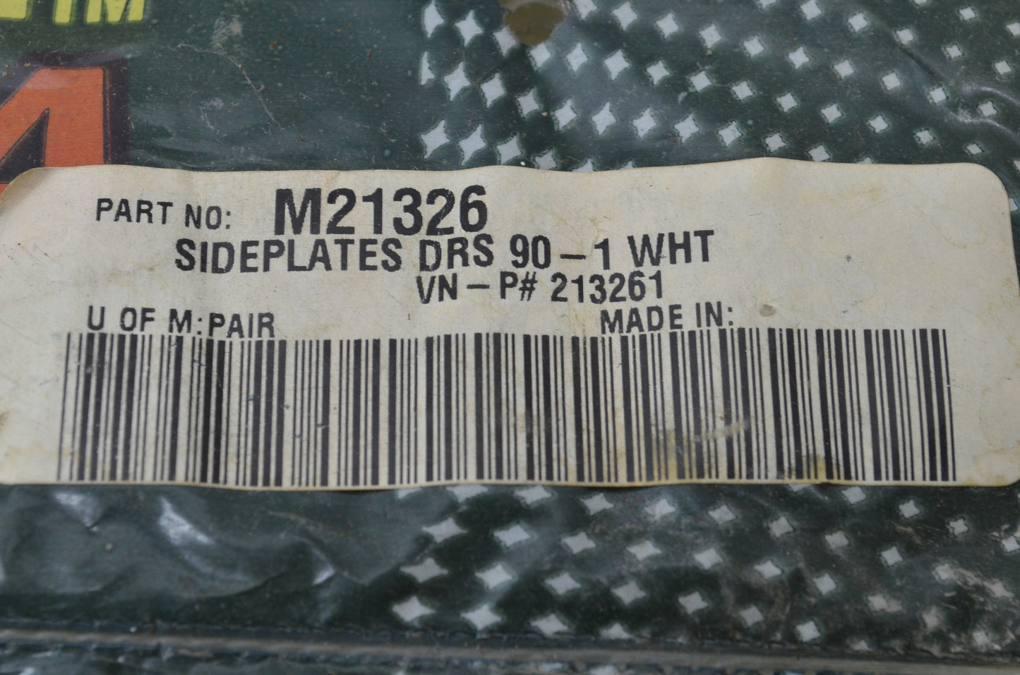 White Side Plates NOS