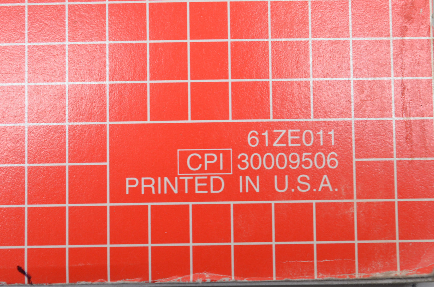 OEM Honda 61ZE011 Shop Manual GX110/GX140 NOS