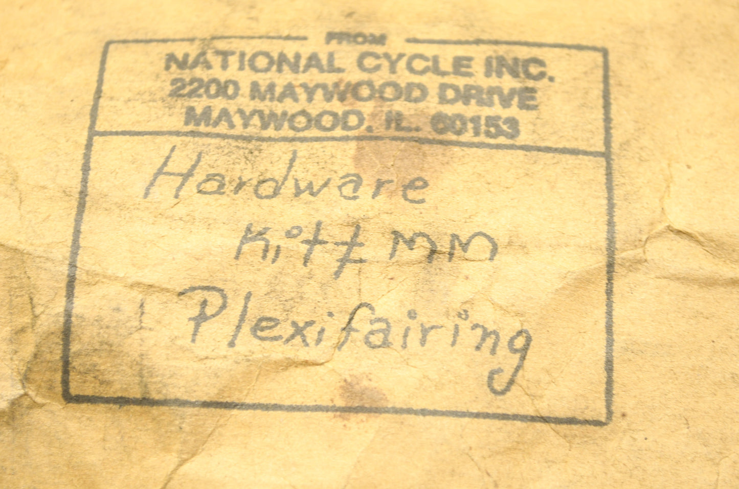 Yamaha Hardware PlexiFairing Kit NOS