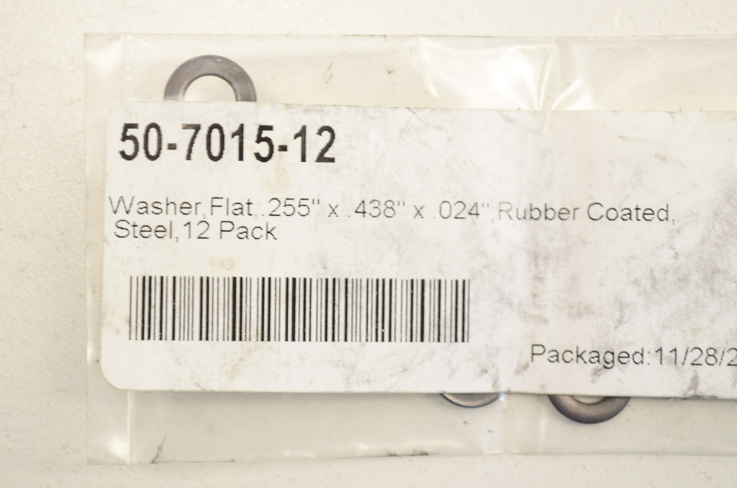 New S&S Flat Washer .255' x .438' x .024' QTY 12 NOS