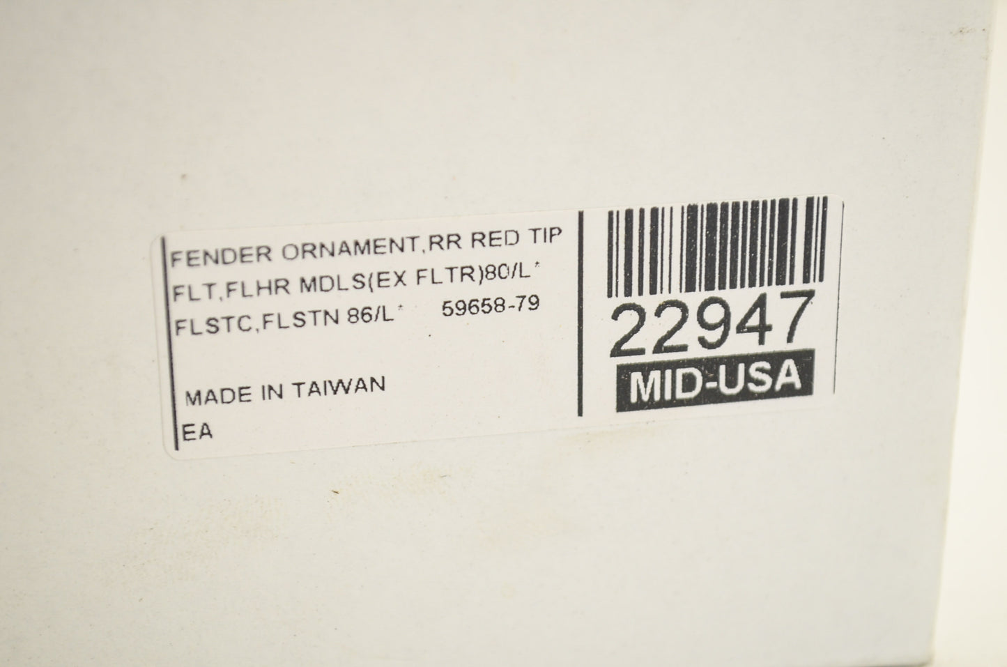 New Mid USA Rear Fender Lamp Red NOS