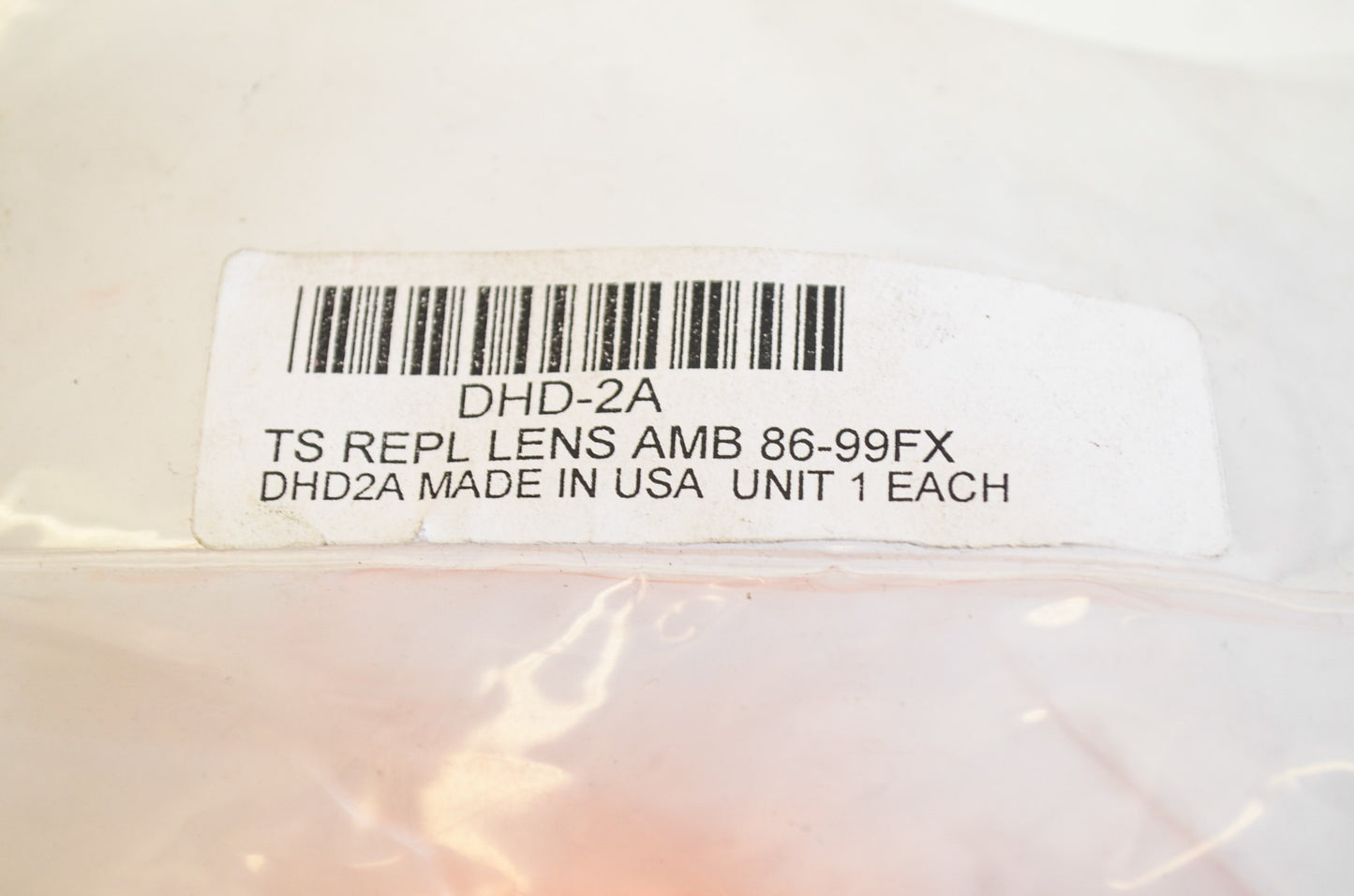 Turn Signal Lens Amber Qty 2 NOS