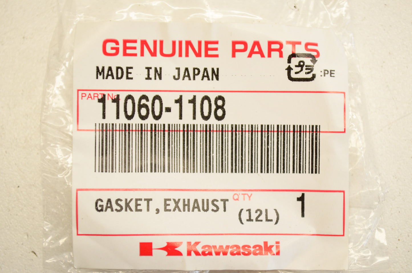 New OEM Kawasaki Exhaust Pipe Holder Gasket NOS