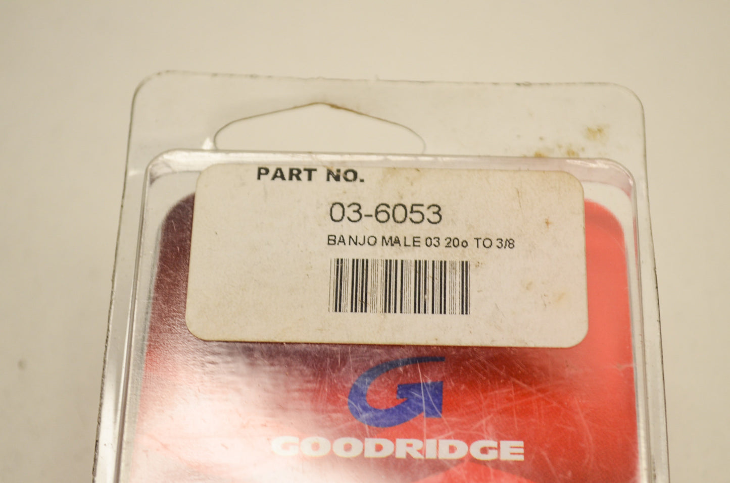 Goodridge 1516914 Banjo Bolt 3/8 NOS