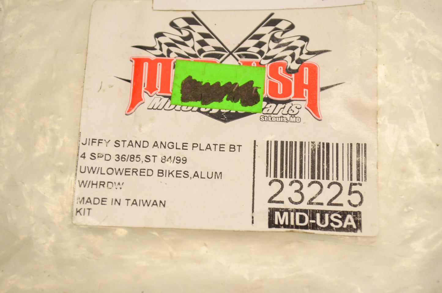 New Mid USA Jiffy Kickstand Angle Plate Kit NOS