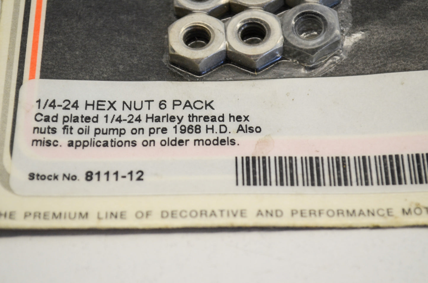 Hex Nut Kit 1/4-24 NOS