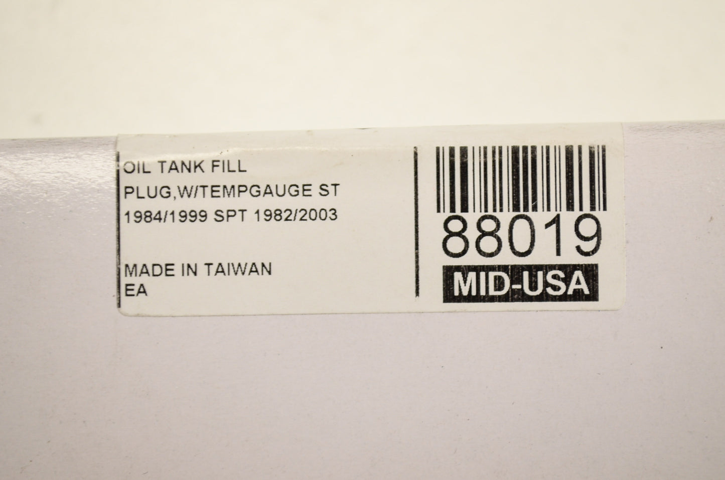 Oil Tank Fill Plug w/ Temperature Gauge NOS