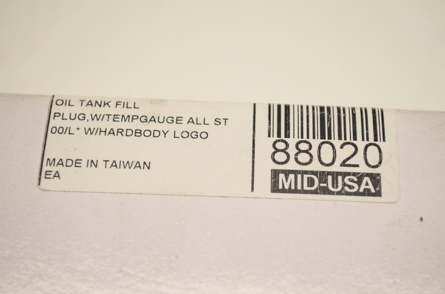 New Mid USA Oil Tank Fill Plug w/ Temperature Gauge NOS