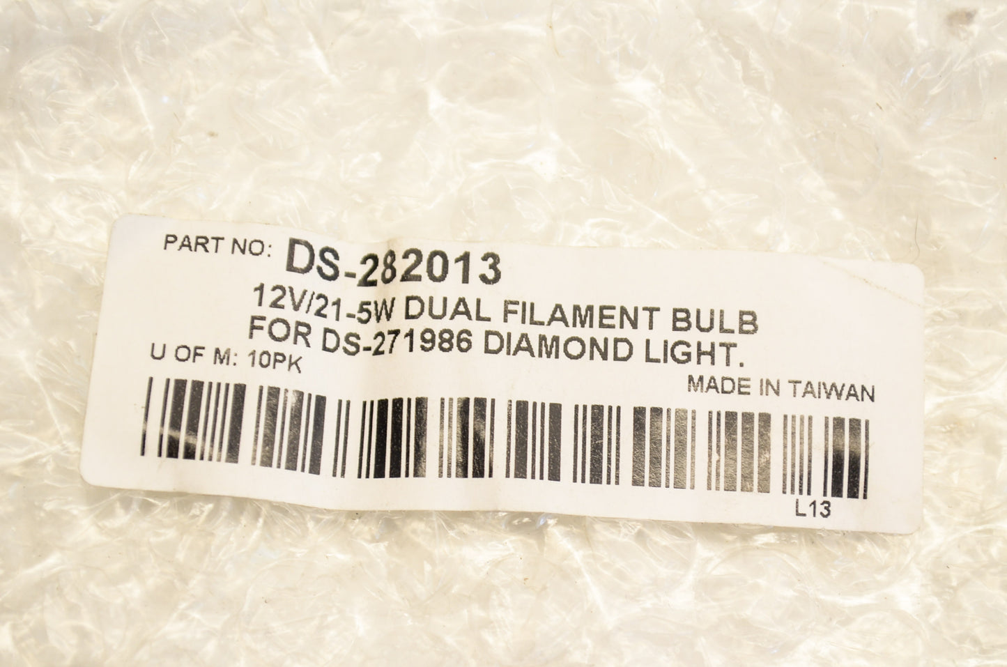 New Drag Specialties Filament Bulb 12V/21-5W QTY 10 NOS