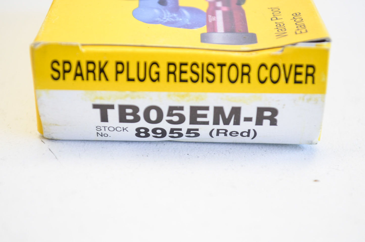 NGK TB05EM-R, 8955 Waterproof Spark Plug Resistor Cover Red NOS