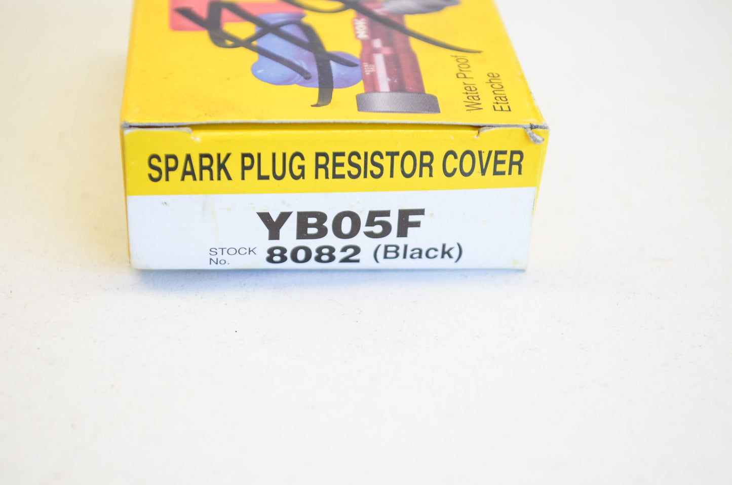 NGK YB05F, 8082 Waterproof Spark Plug Resistor Cover Kit Black NOS