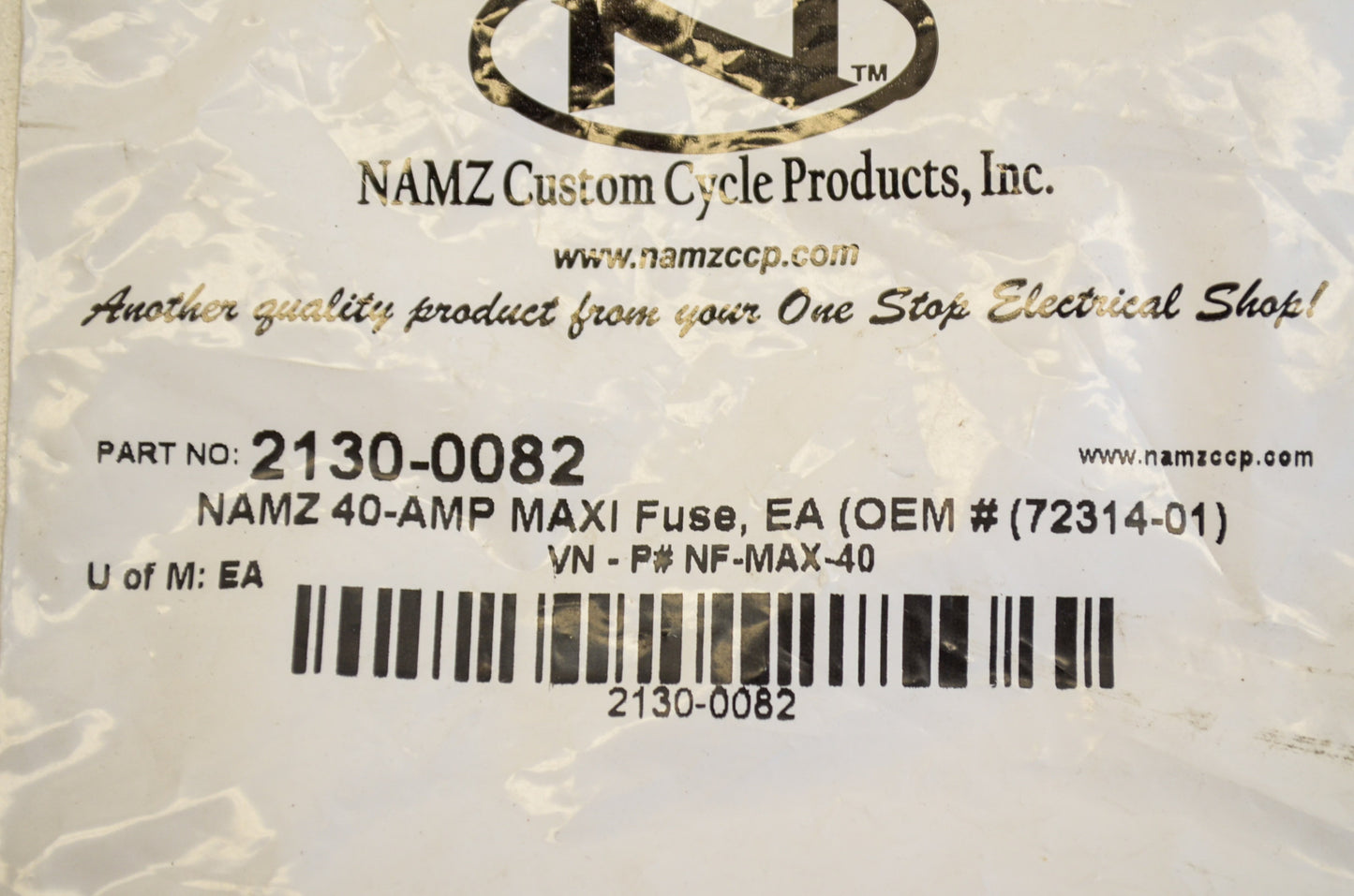 New Namz Maxi Fuse 40 Amp NOS