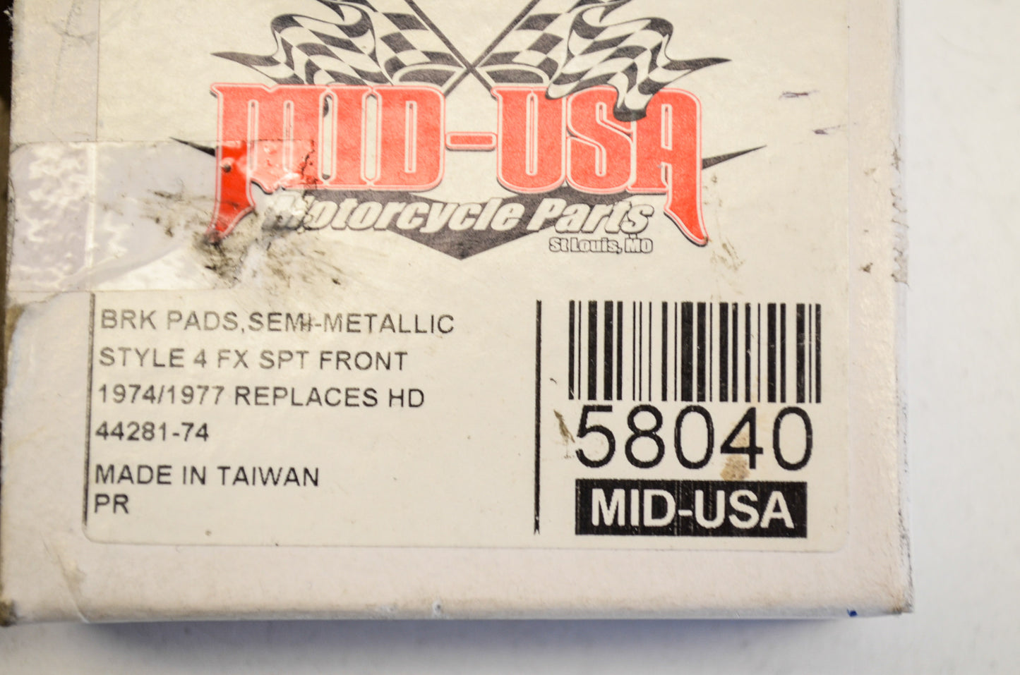 New Mid USA Semi Metallic Brake Pad Kit NOS