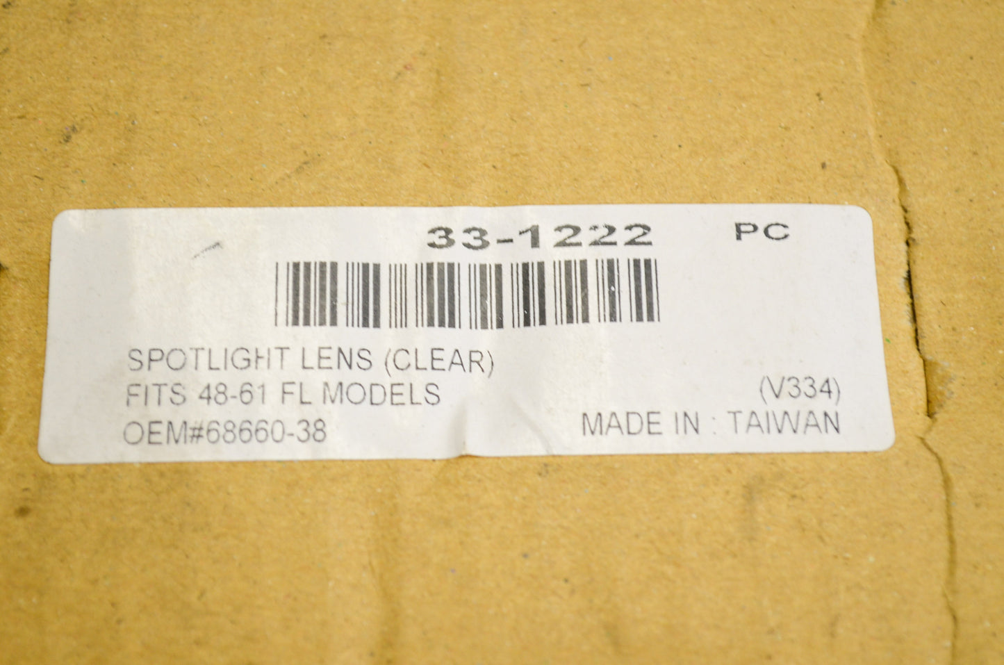 Clear Spotlight Lens NOS