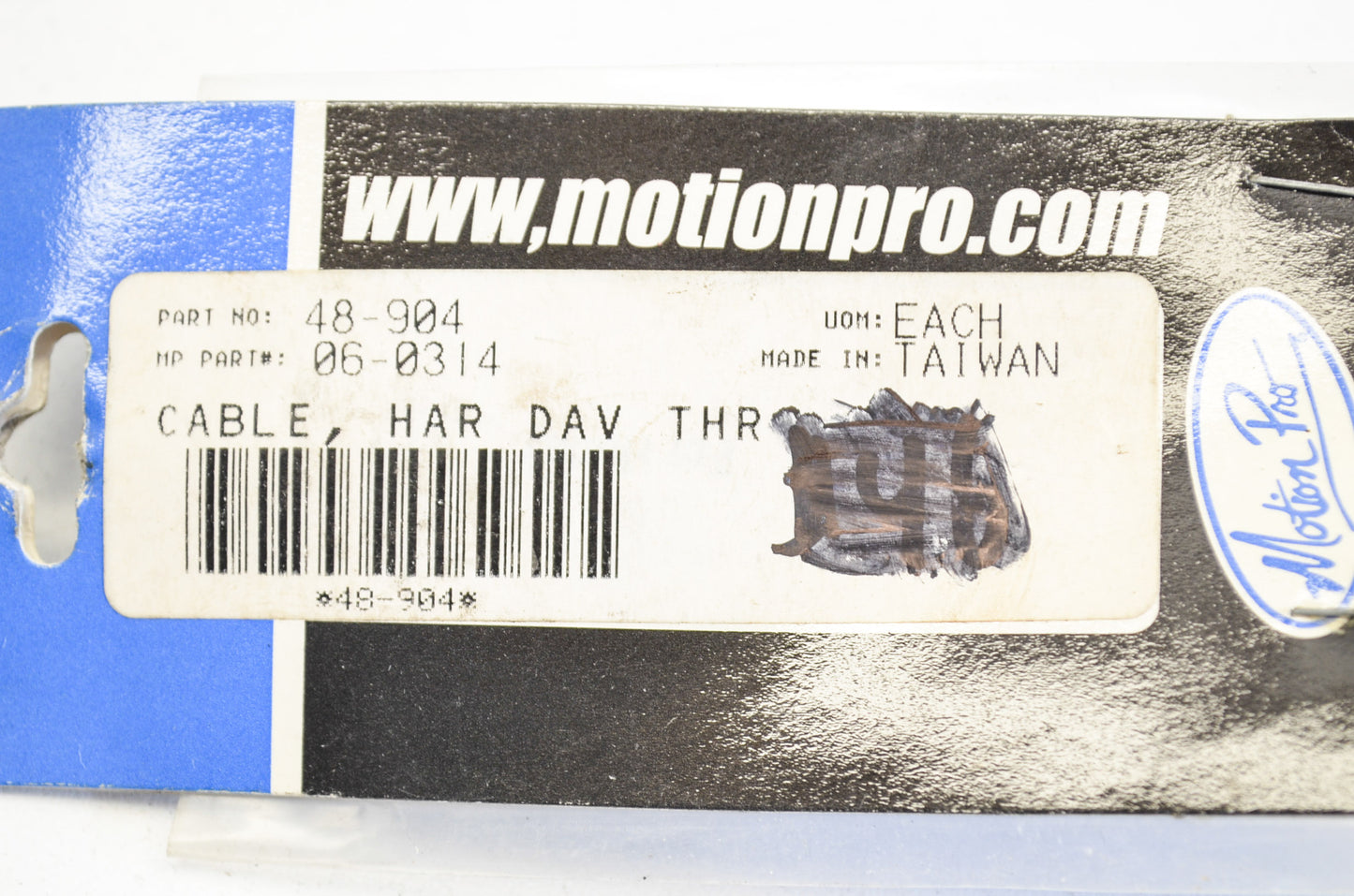 New Motion Pro Control Throttle Cable Harley NOS