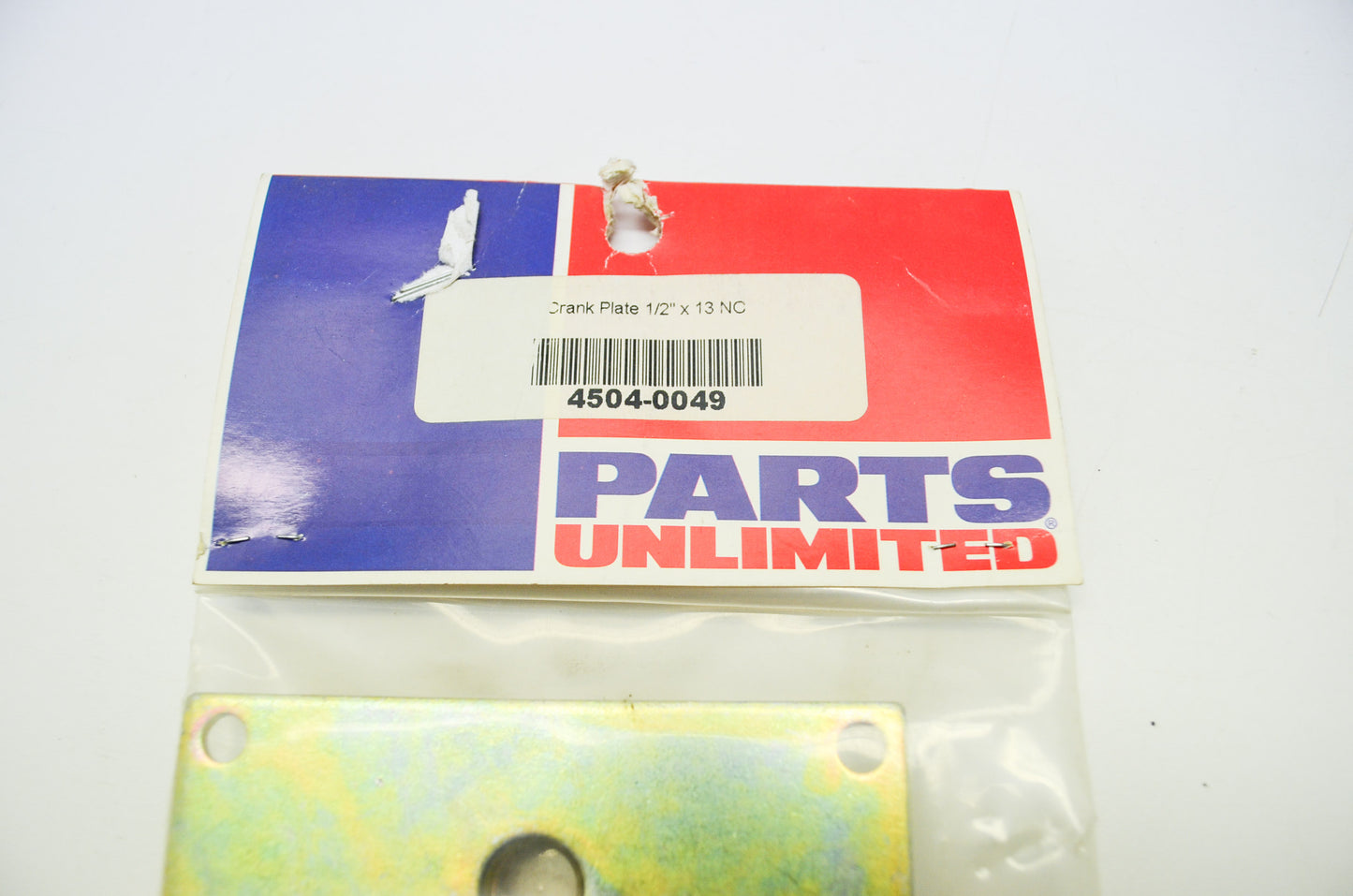 New Parts Unlimited Crank Plate 1/2' x 13 NC