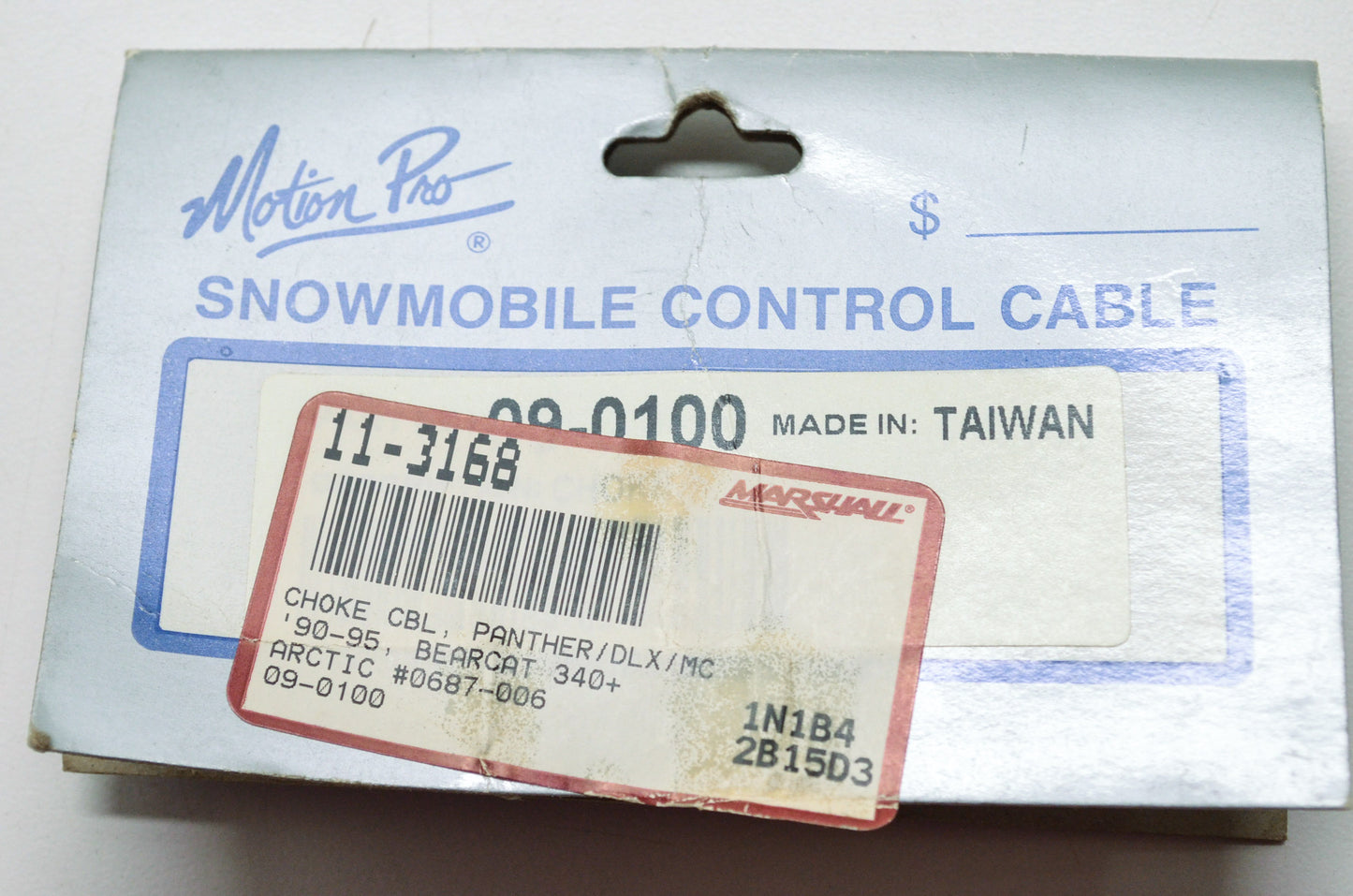 Motion Pro 09-0100, 11-3168, 0687-006 Choke Cable Panther DLX MC Bearcat 340 NOS