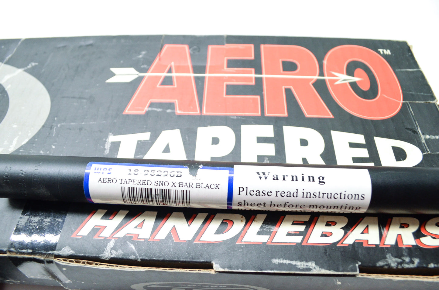 New Fly Racing Black Aero Tapered Sno X Snowmobile Handlebar NOS