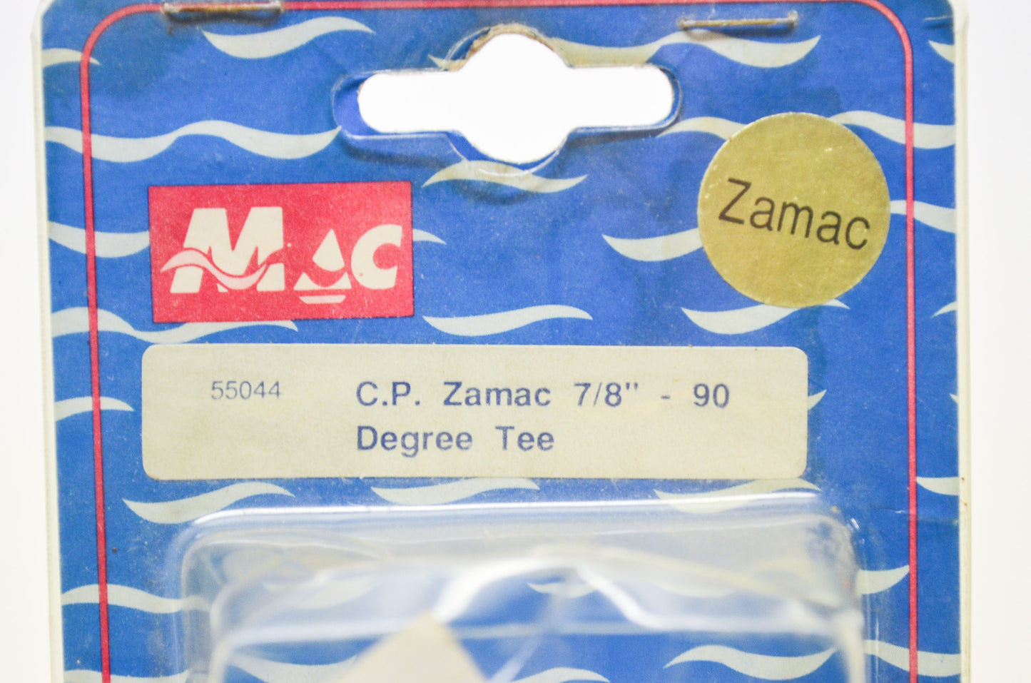 New Mac CP Zamac 7/8' 90 Deg Tee