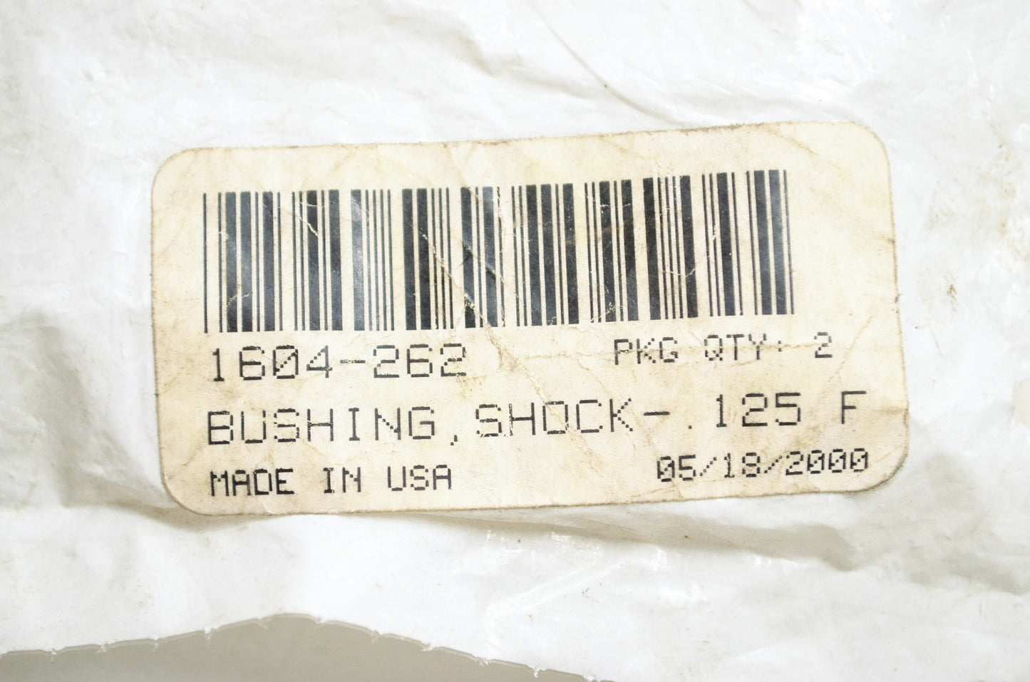 OEM Arctic Cat 1604-262 Flange Shock Bushing .125 Qty 2 NOS