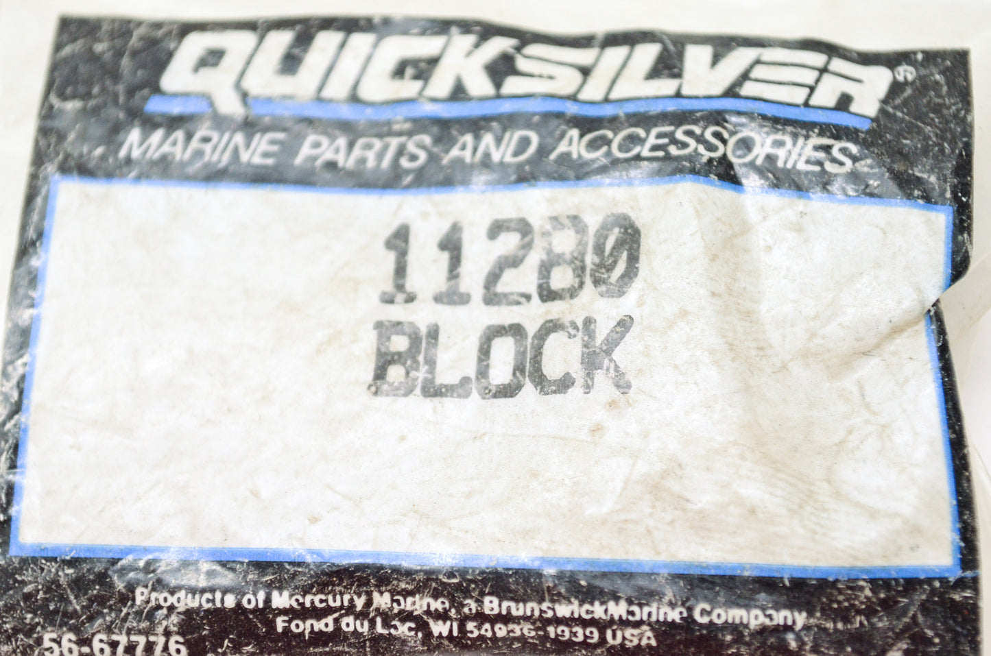 New OEM Quicksilver Mercury Marine Block NOS