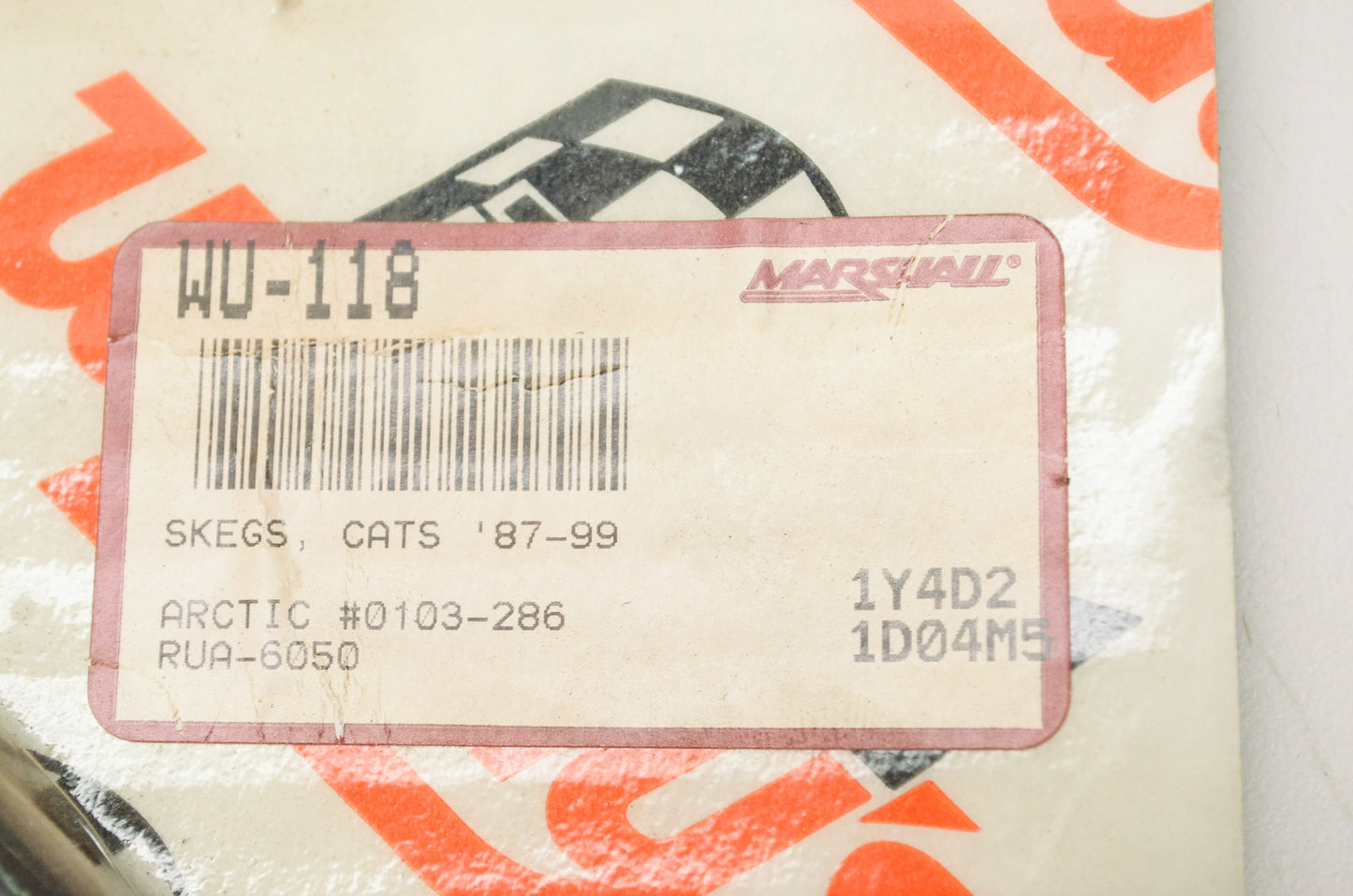 New Woody's Carbide Runner Skeg Arctic Cat Qty 2 NOS
