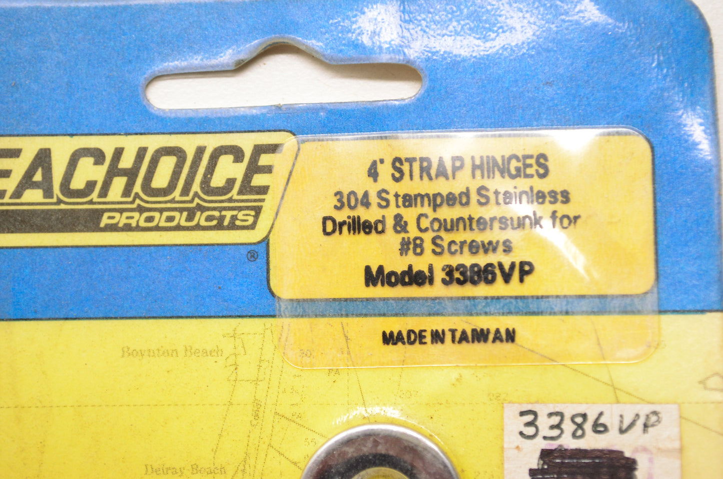 4' Strap Hinges Qty 2 NOS