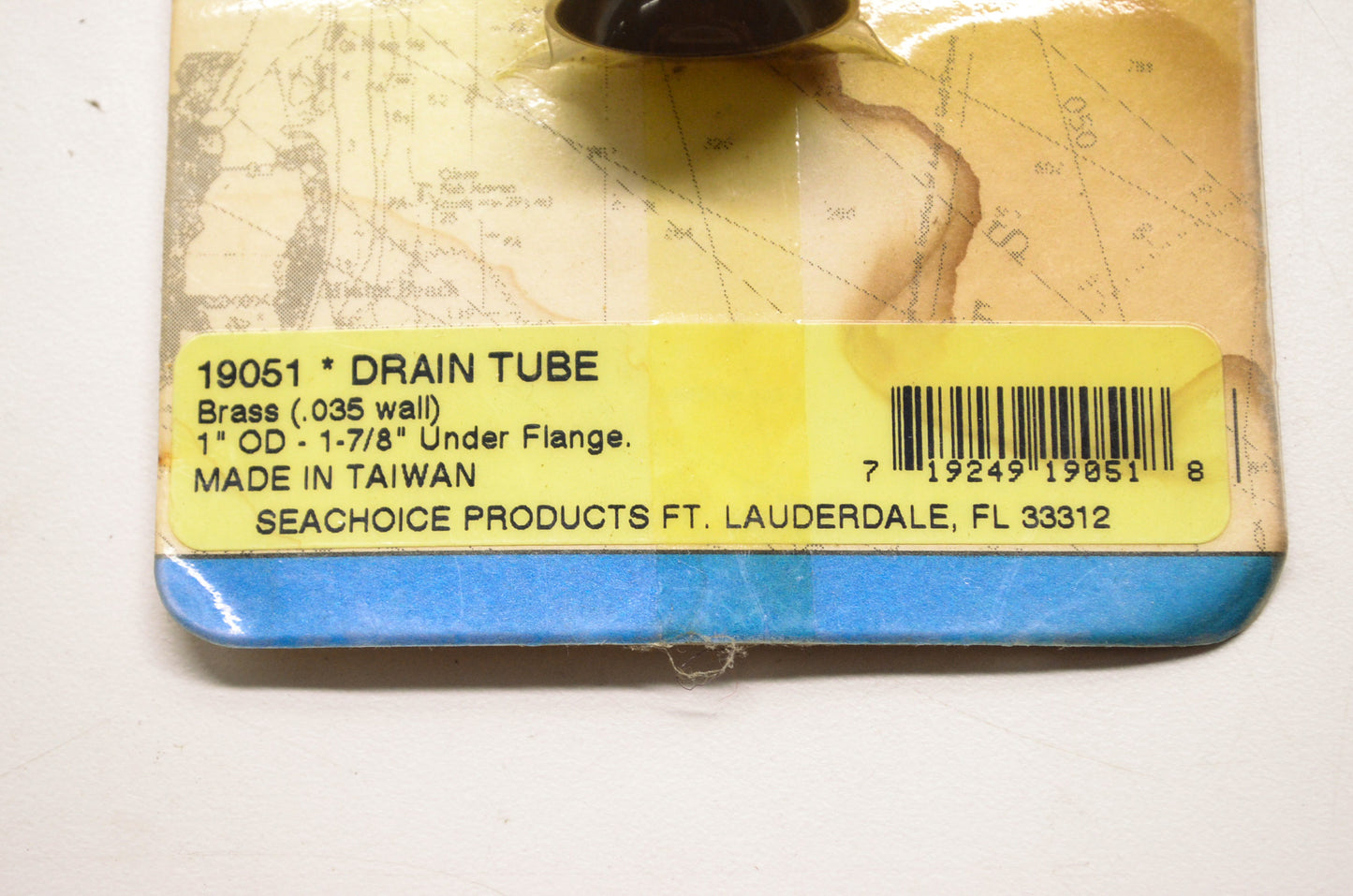 New Seachoice Products Drain Tube 1x1-7/8' NOS