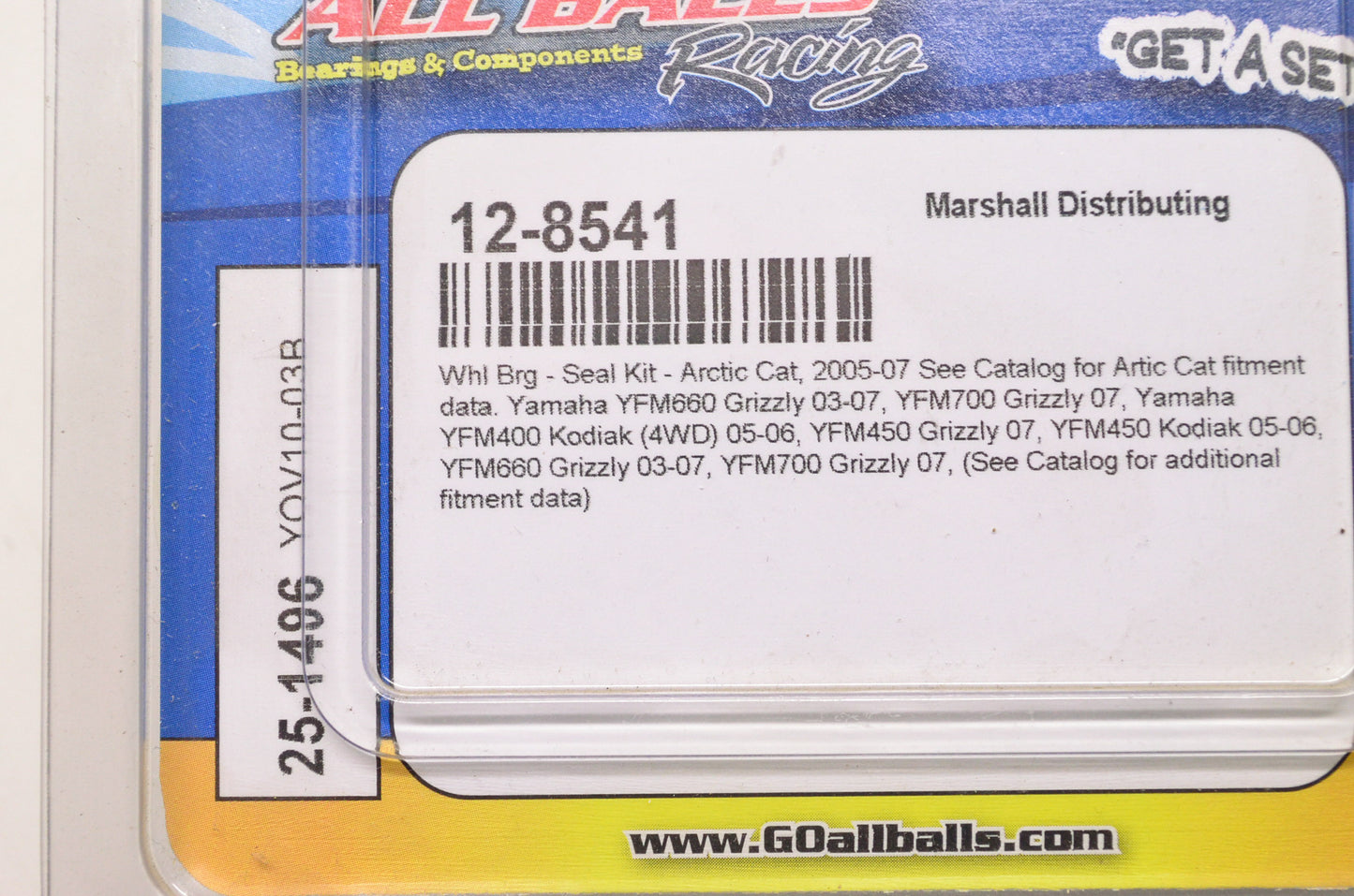 New All Balls Racing Wheel Bearing Seal Kit Arctic Cat Yamaha Grizzly NOS