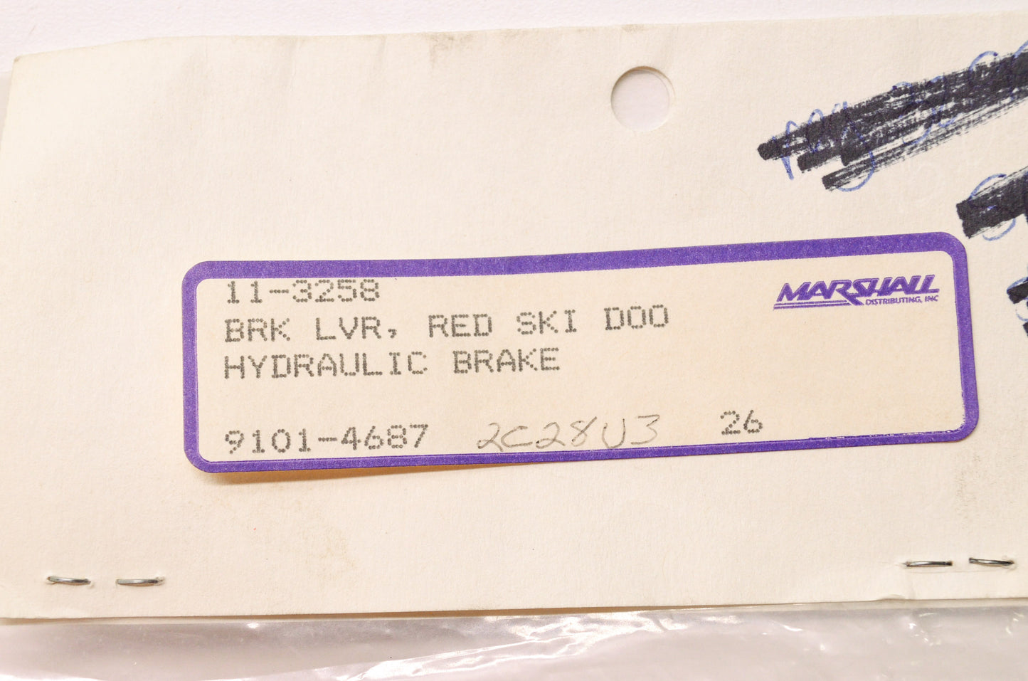 Red Hydraulic Brake Lever Ski Doo NOS