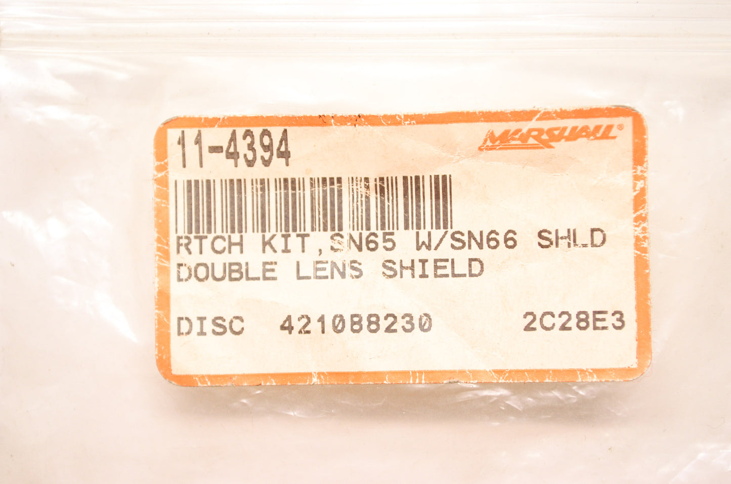 Ratchet Kit SN65 w/ SN66 Double Lens Shield NOS
