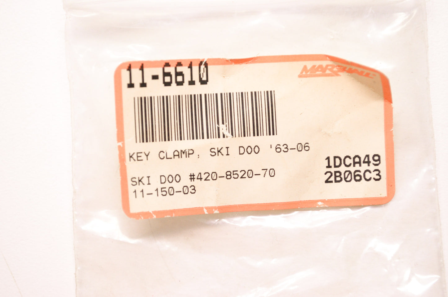 Key Clamp Ski Doo NOS