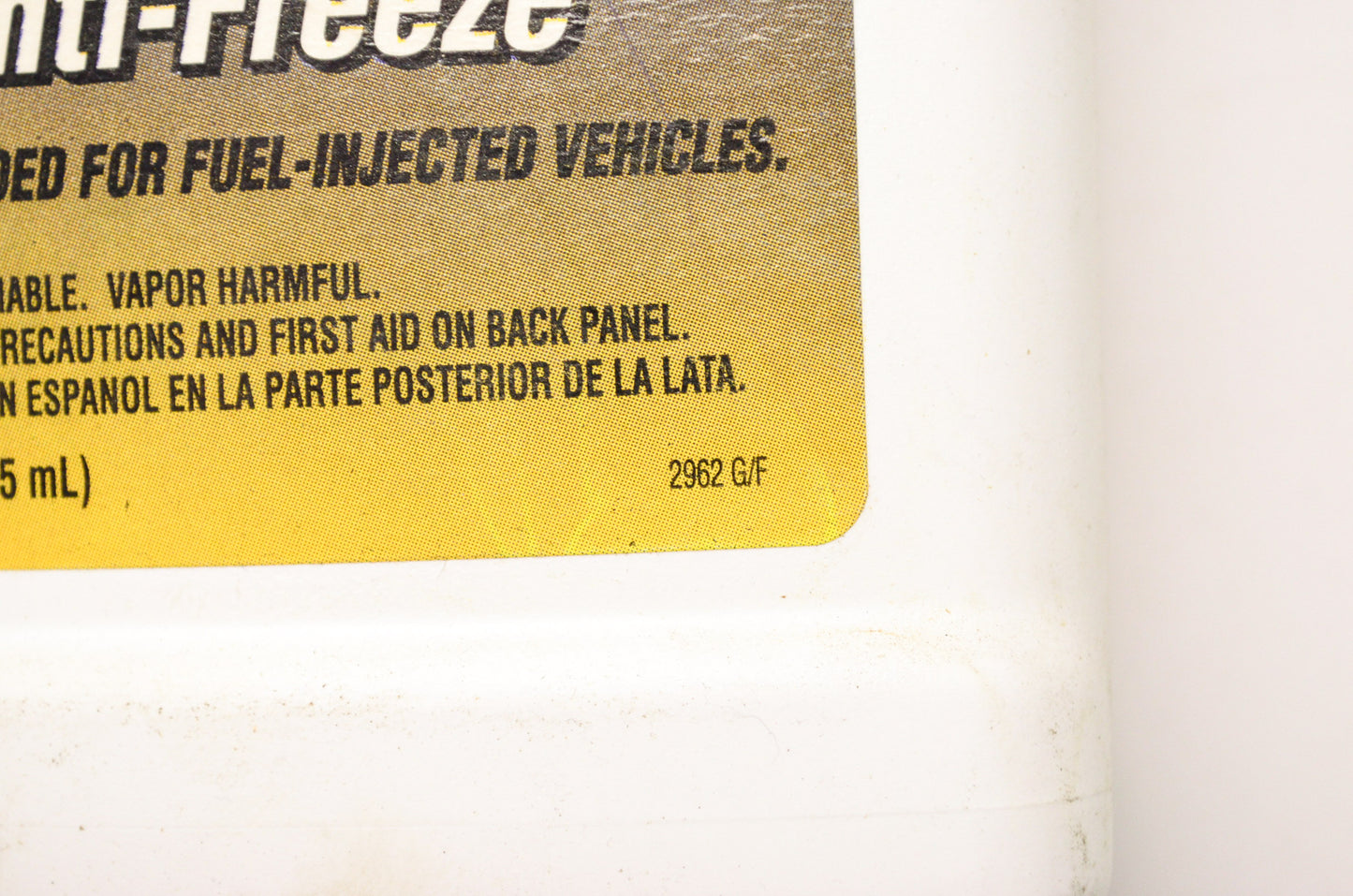 Premium Isopropyl Gas Line Anti Freeze 12 oz. 355 ml NOS