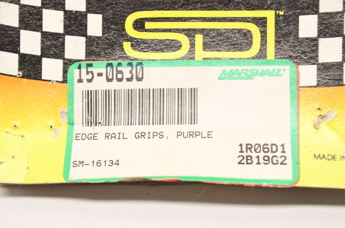 SPI Purple Edge Rail Grips Qty 2 NOS