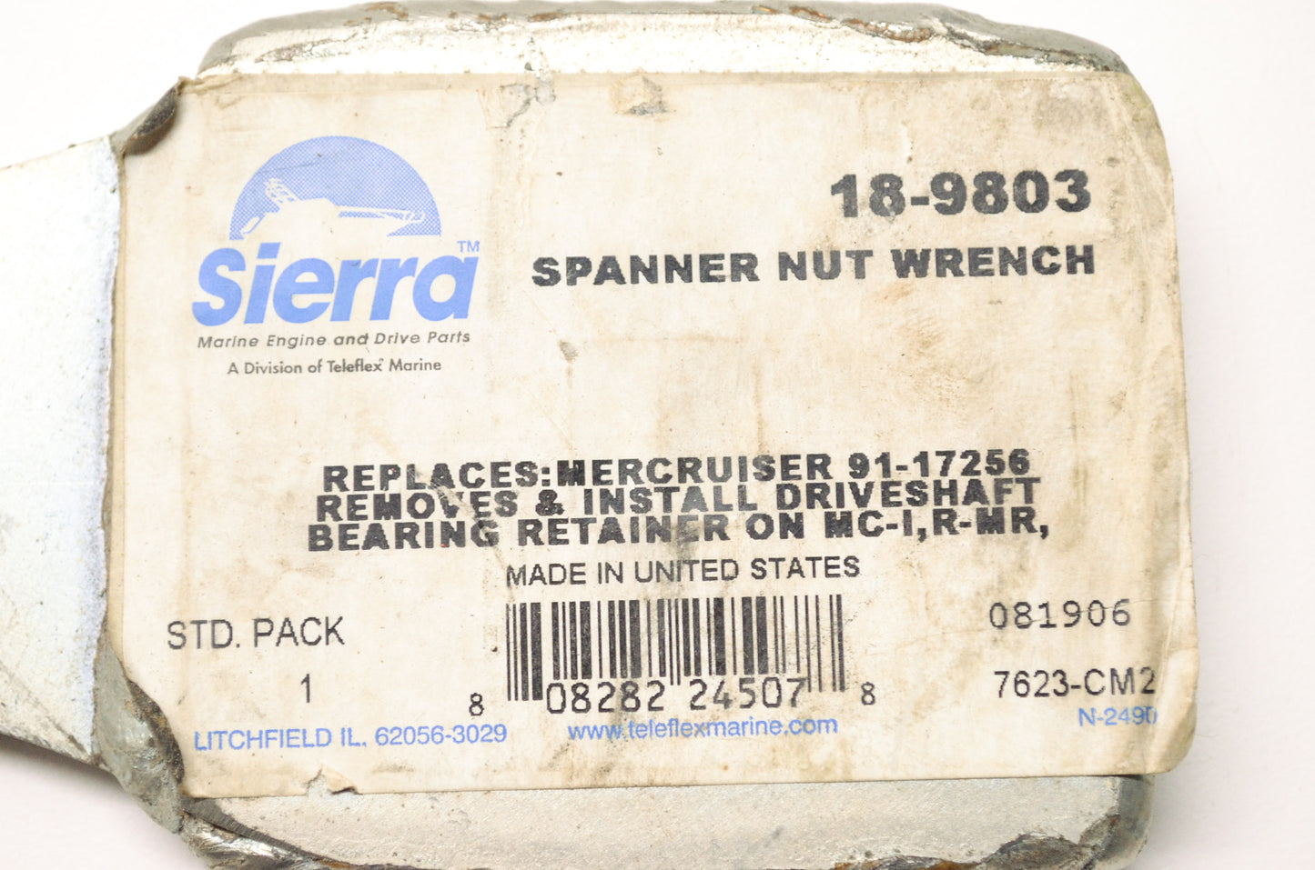 New Sierra Spanner Nut Wrench NOS