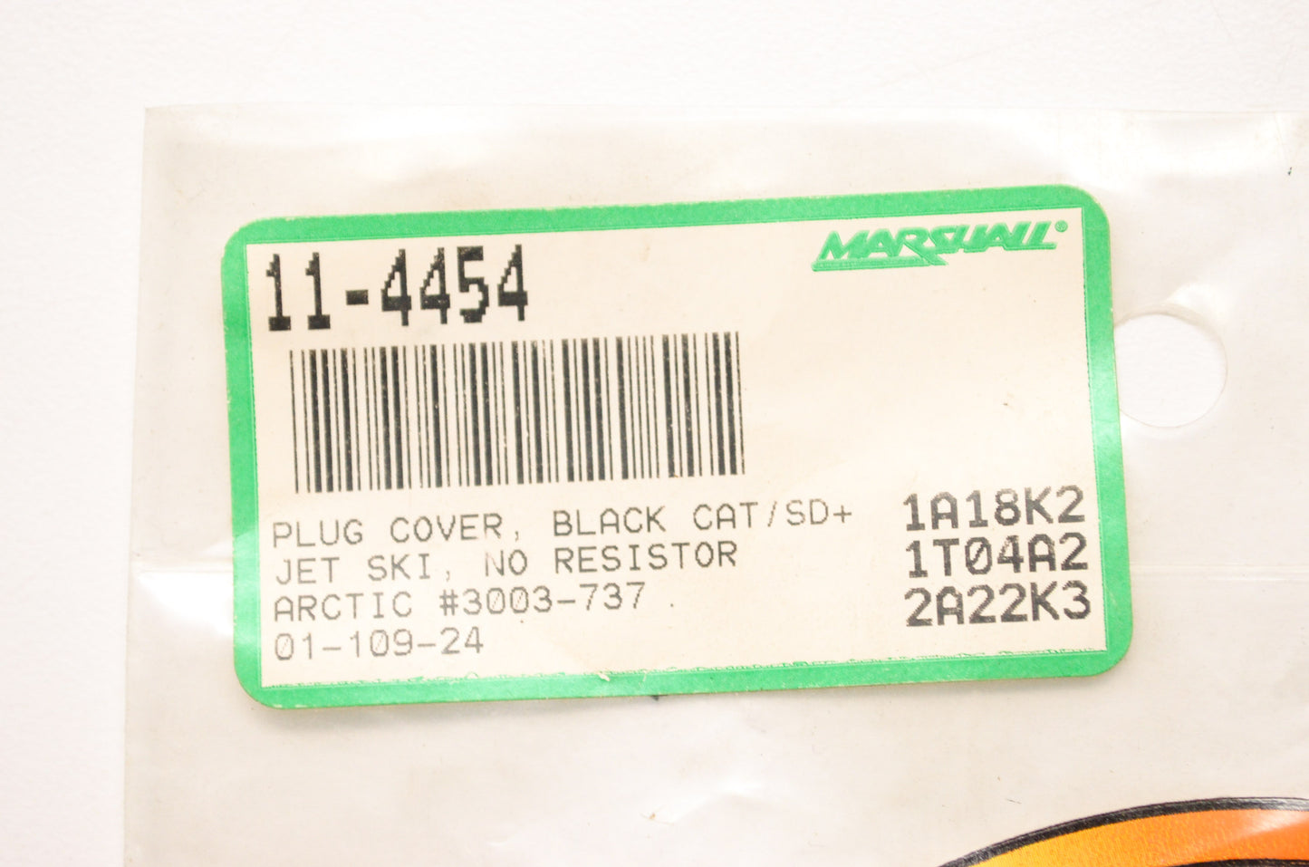 New SPI Black Plug Cover No Resistor Cat SD Jet Ski NOS