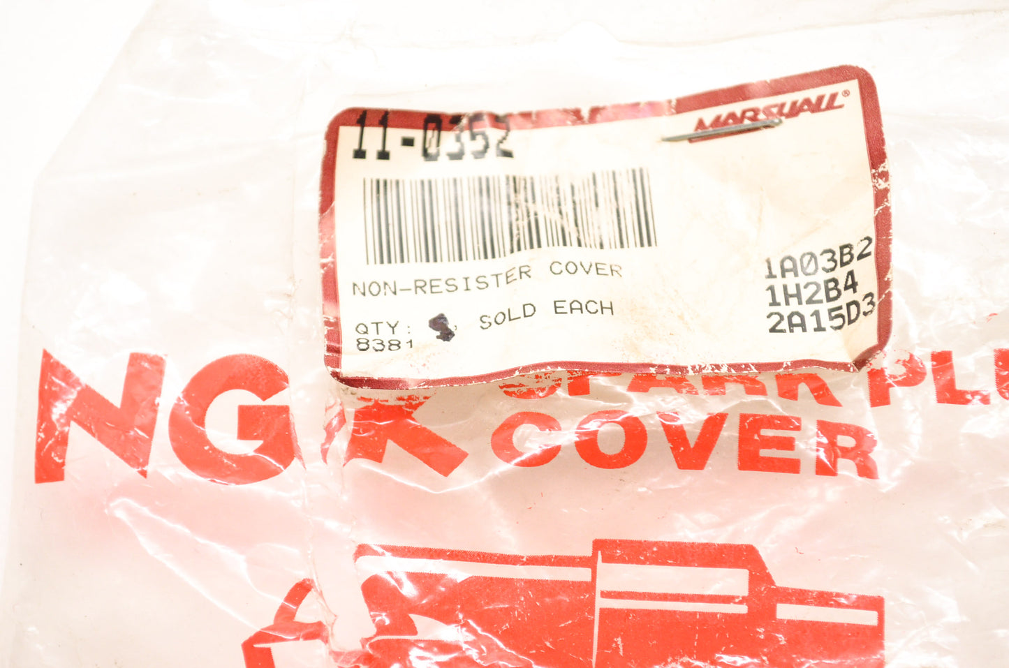 New NGK Non Resistor Plug Cover NOS