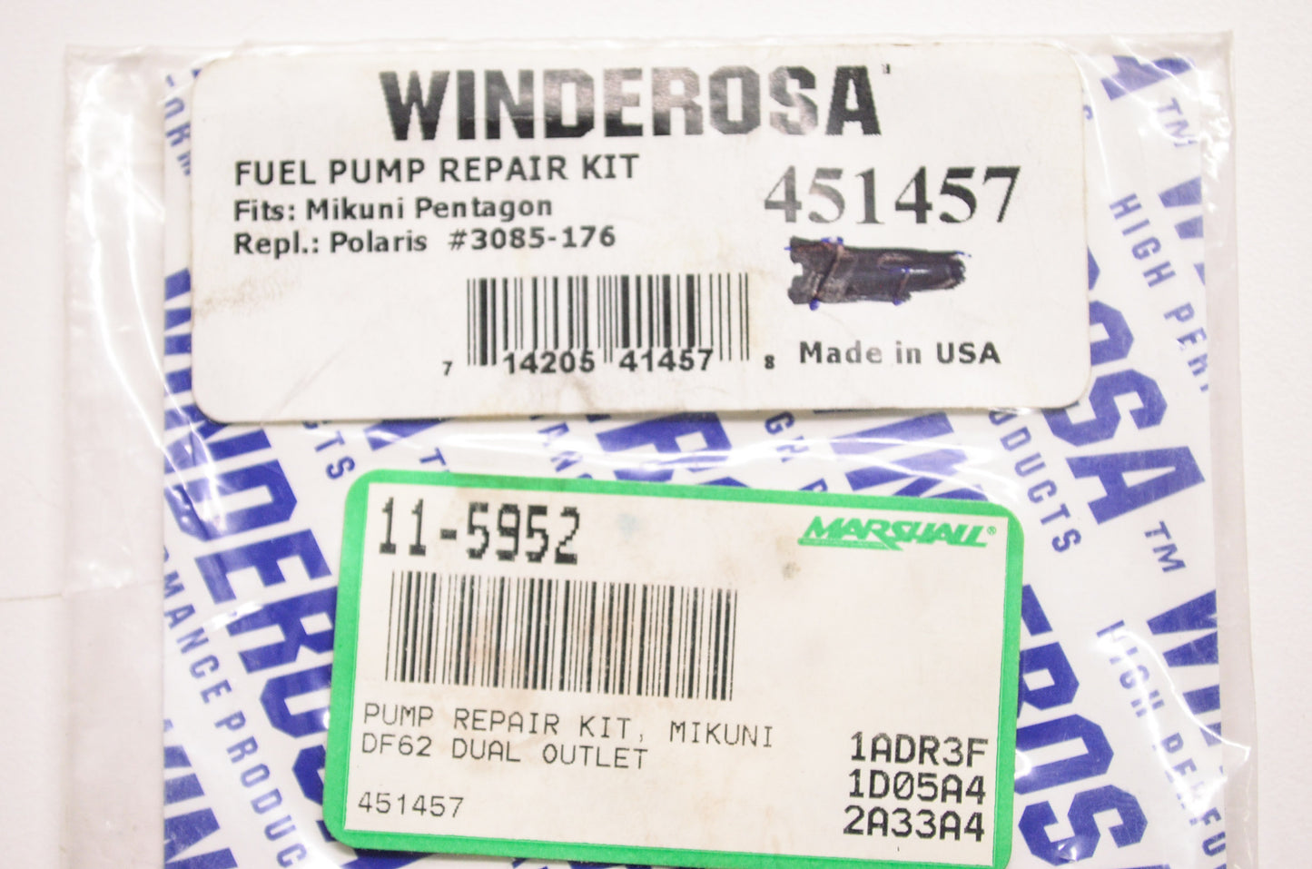 New Winderosa Fuel Pump Repair Kit Mikuni NOS