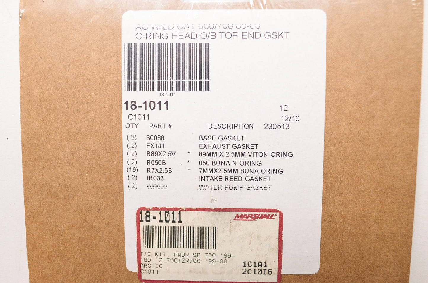 New Cometic Top End Gasket Set Arctic Cat Wild Cat 650 700 NOS