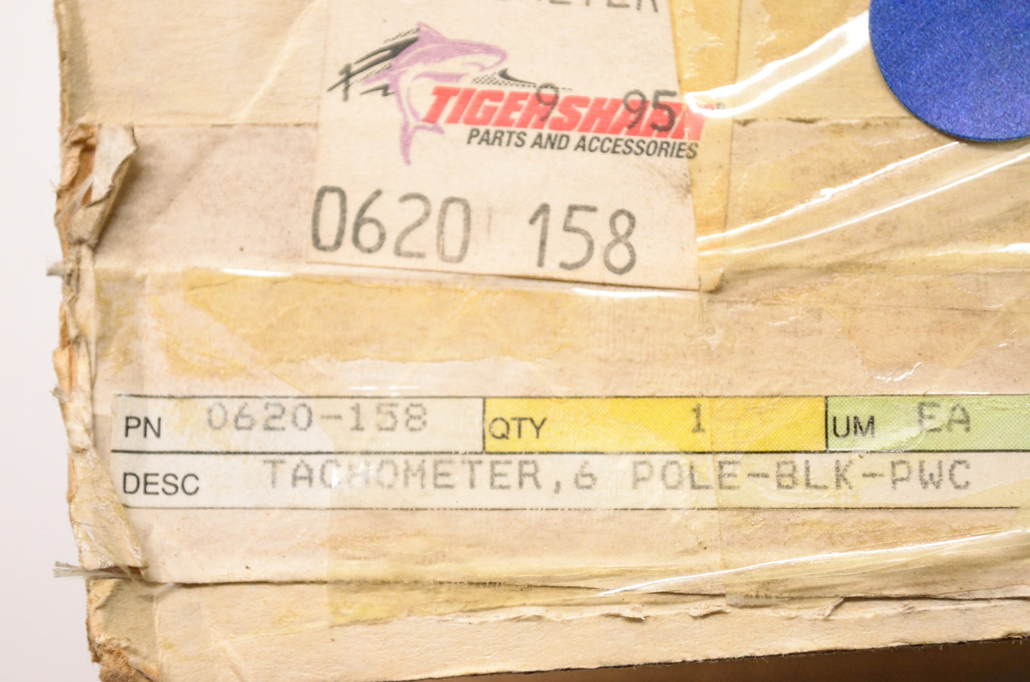 Tigershark 0620-158 Tachometer NOS