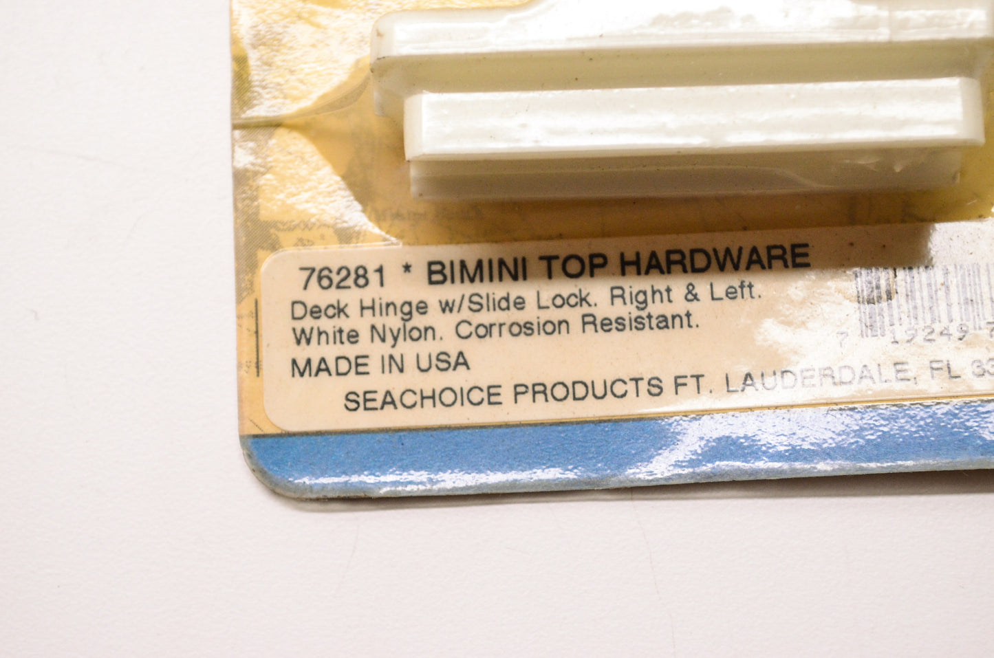 New Seachoice Products Bimini Top Hardware Deck Hinge w/ Slide Lock Right Left Q