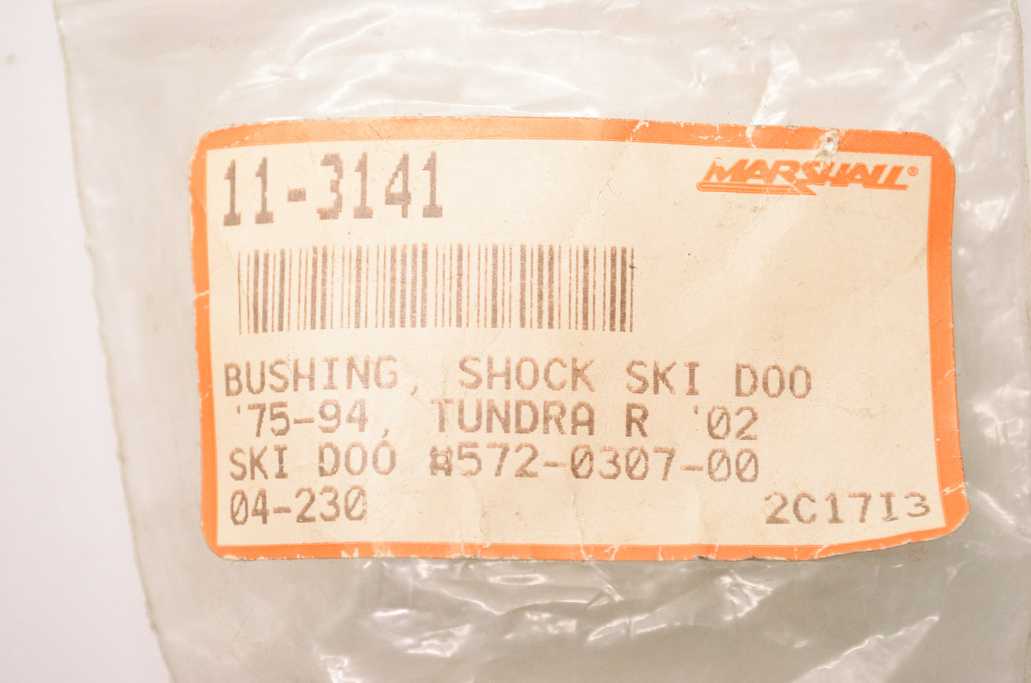 New Marshall Shock Bushing Ski Doo 75-94 Tundra R 02 NOS