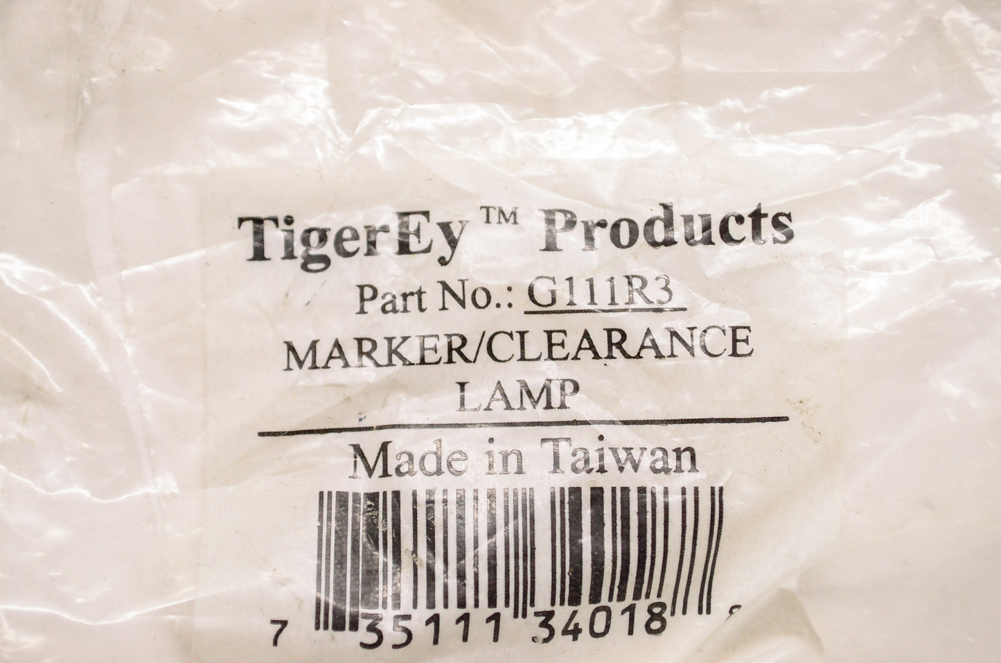 TigerEy Products G111R3 Clearance Marker Lamp NOS