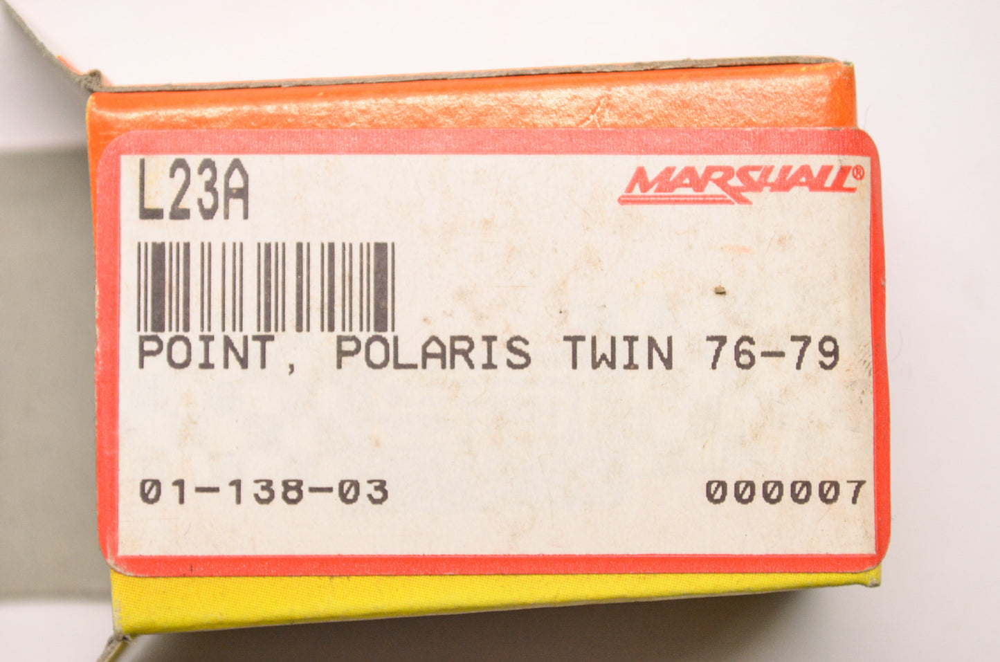 SPI 01-138-03, L23A Point Polaris 76-79 Twin NOS